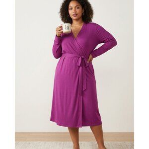 Kickee Pants Bamboo Robe Soft Stretch Lounge Robe Pajama Layer Size 3XL